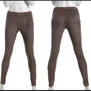 BCBG Maxazria Paloma Faux Suede Leggings